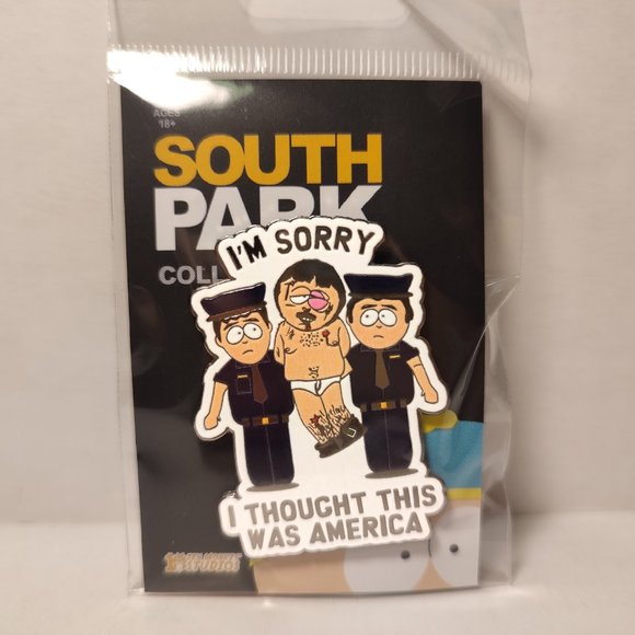 South Park Randy Marsh I Thought This Was America Collectible Enamel Pin - Picture 3 of 3
